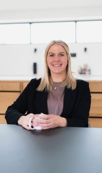 Hjemme hos Kimie Falk